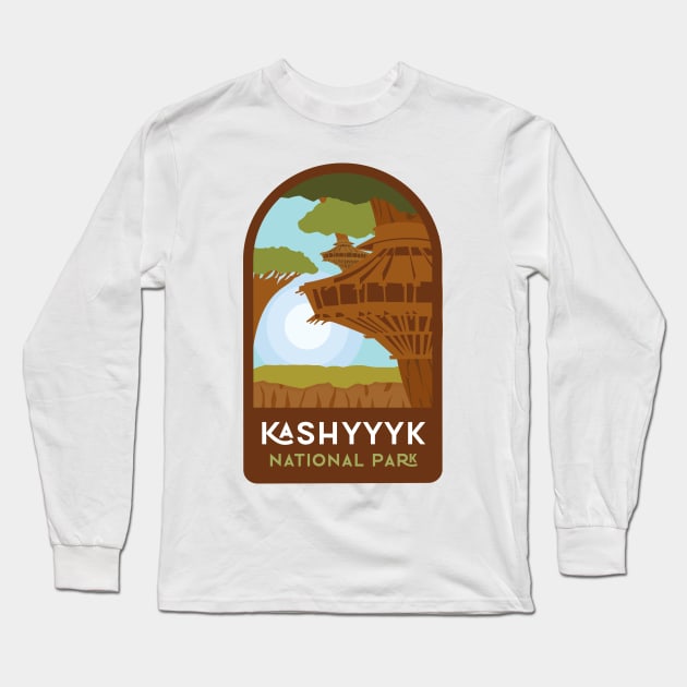 Kashyyyk National Park Long Sleeve T-Shirt by Hanneliza